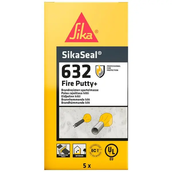 Kitt brannsikkert seal-632 fire putty+