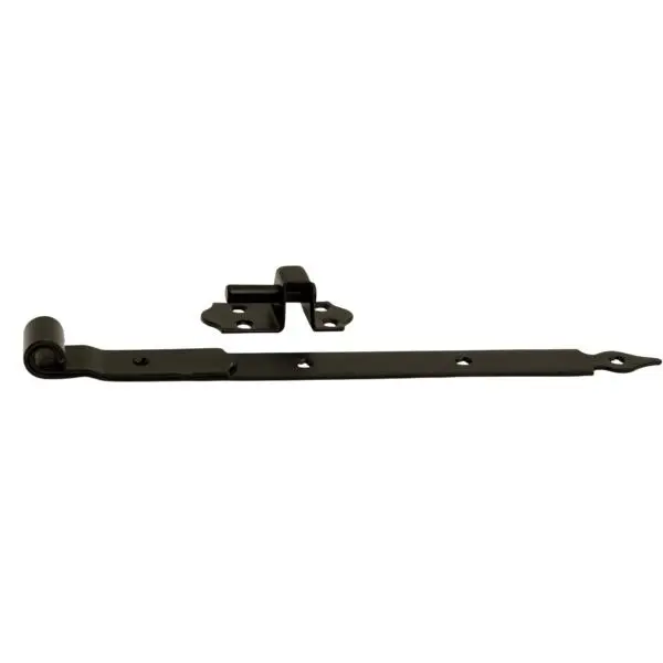 Stabelhengsel 214 400mm sort sb bredde 35mm tapp ø12 mm pk 2 stk