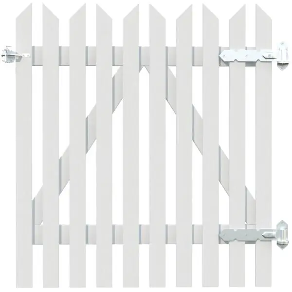 Port kamilla 90x100cm hvitmalt staver 16x57 dragere 19x70