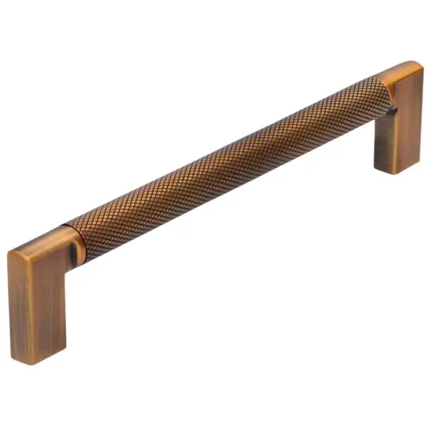 Håndtak 2457/160 riflet antikk mess
