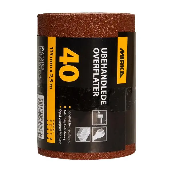 Sliperull ubehandlet k40