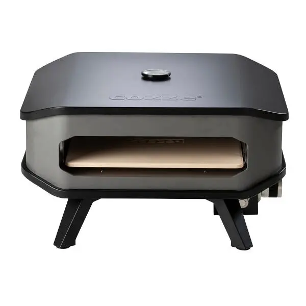 Pizzaovn 13" gas med termometer barlakkert sink "antirust"