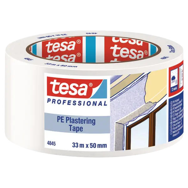 Murtape pe hvit 33x50 langvarig beskyttelse