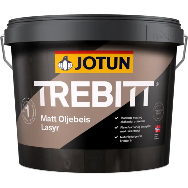Oljebeis trebitt matt gul base 2.7l