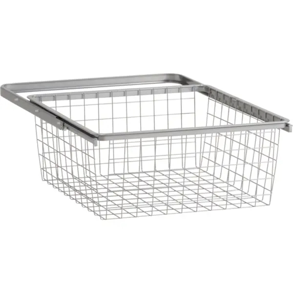 Trådkurv uttrekkbar 45/40/2 platinum 449x430x185 mm
