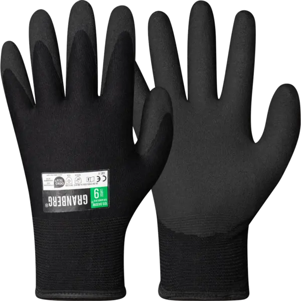 Hanske nylon pvc belegg 10 foret