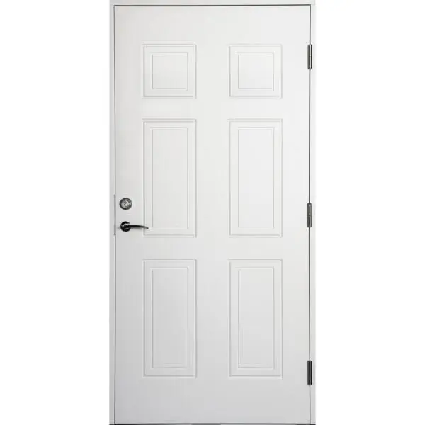 Ytterdør dovre tett hvit 110x210 høyre tett