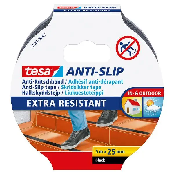 Teip antiskli 5mx25mm sort