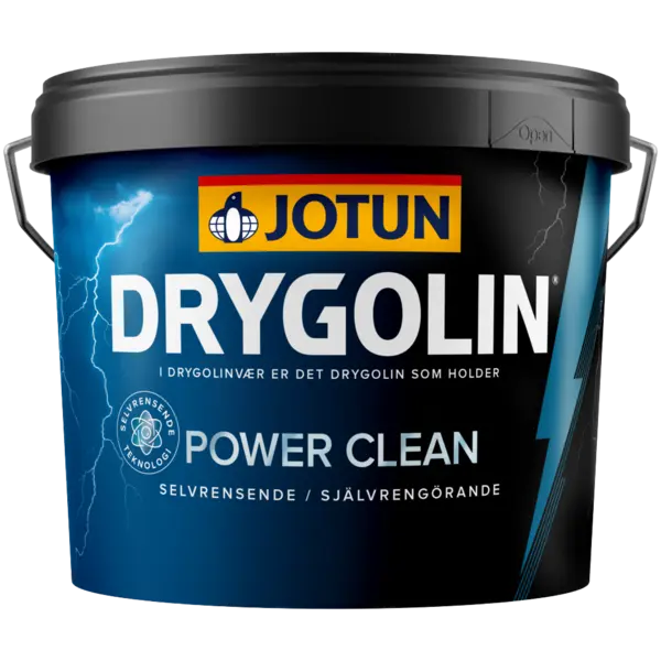 Akrylmaling drygolin power clean hvit base 2.7l