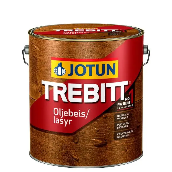 Oljebeis trebitt hvit 10l
