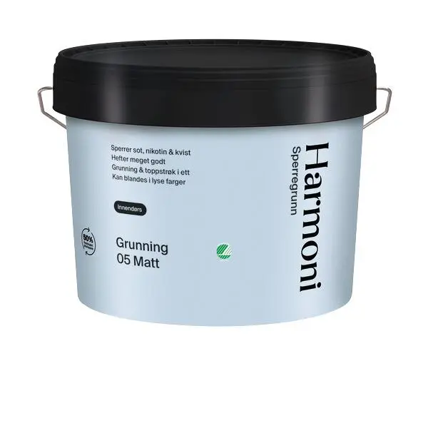 Sperregrunn hvit 9l