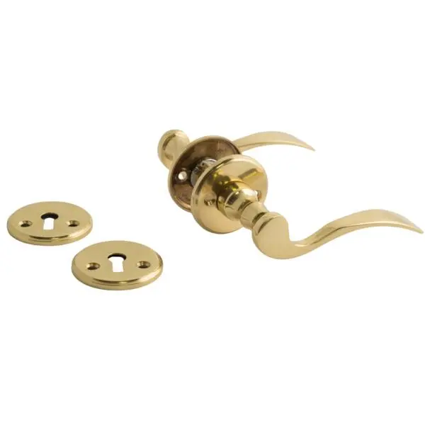 Dørvrider inne a9673 polert messing dt 38-42 mm