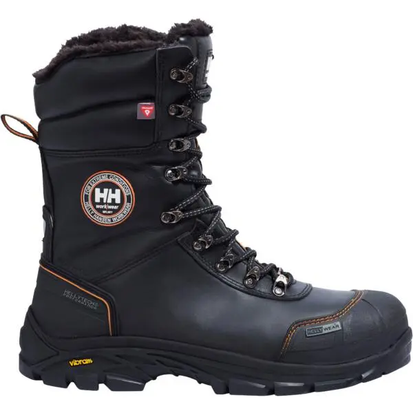 Vernesko chelsea ht ww winterboot sort/oransje