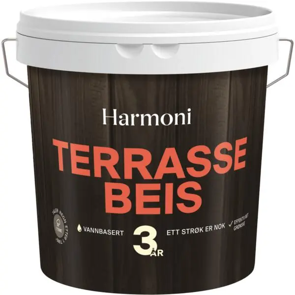 Terrassebeis hvitkalket 2,7l