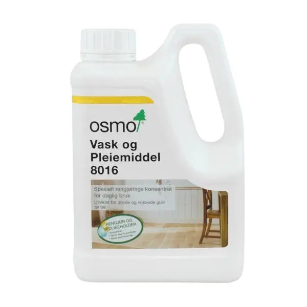 Vask og pleiemiddel 8016 1l konsentrert rengjøringsmiddel