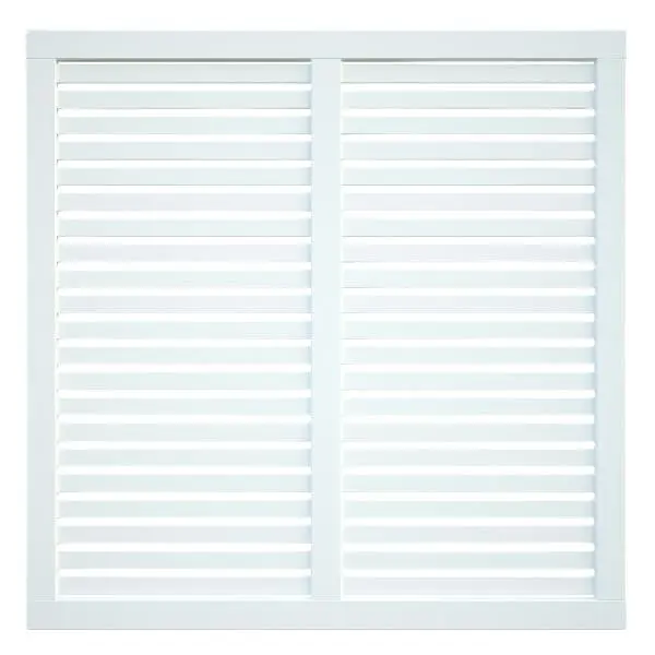 Levegg doris1 180x180cm hvitmalt