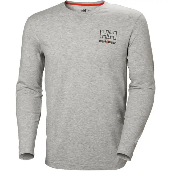 T-skjorte langerm 79242 grå 930 2xl evo