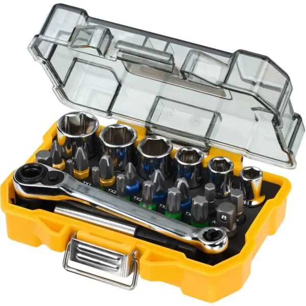 Bits- hylsesett 24stk dt71516 med skralle