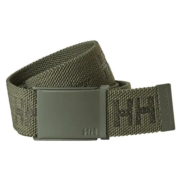 Belte militærgrønn std logo webbing elastisk