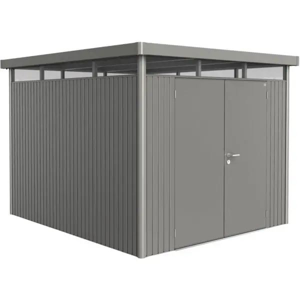 Utebod highline h5 metallic kvarts grå 1 dør 315x275