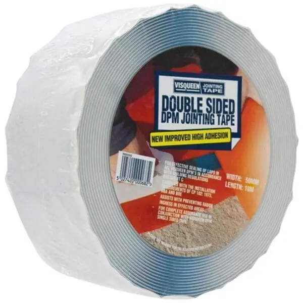 Tape dobbelsidig for radonmembran 50mmx10m butyl/skjøte-tape