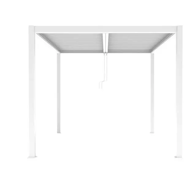 Pergola stavern 3x3 hvit 291x291x231 cm