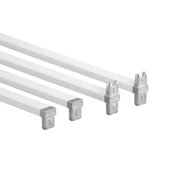 Tverrstag 45 hvit 4 stk/pk