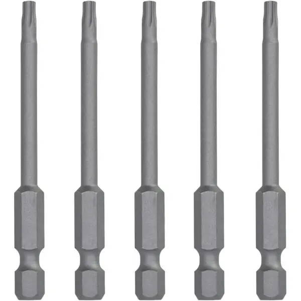Bits torx 70mm t15x5 dt7291 sett med 5 bits