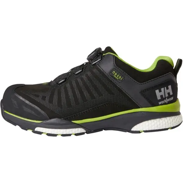 Sko sort/lime 43 magni low boa