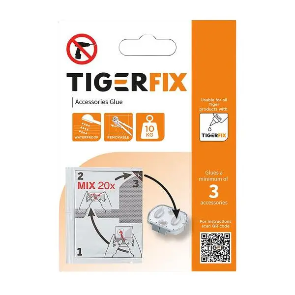 Lim til tigerprodukter. maks 10 kg vanntett herdetid 4 timer