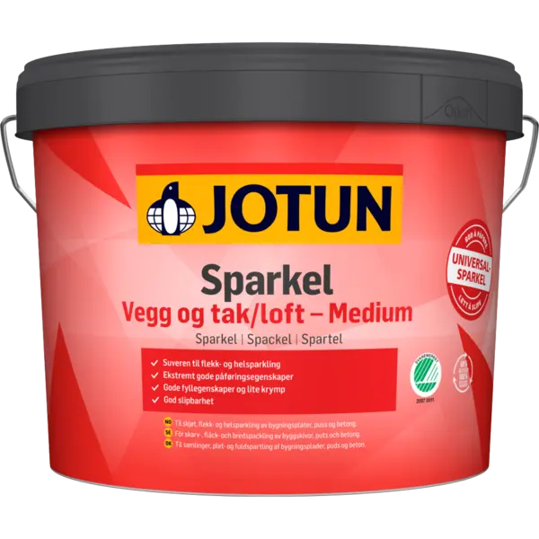 Sparkel medium vegg/tak 10l
