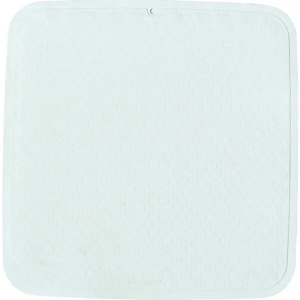 Dusjmatte rubelle 52x52cm hvit