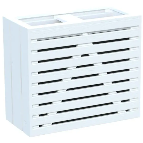 Blomsterkasse melissa 7 hvit 69x36x60 cm