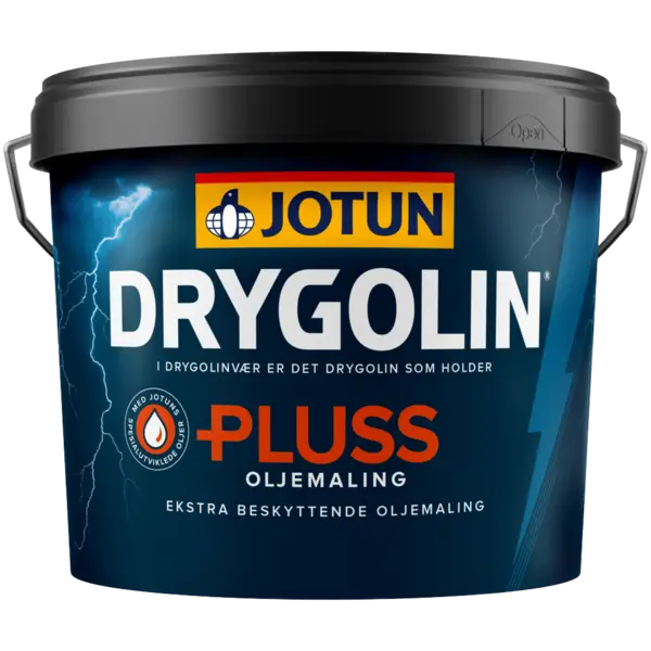 Oljemaling drygolin pluss klassisk hvit base 2.7l