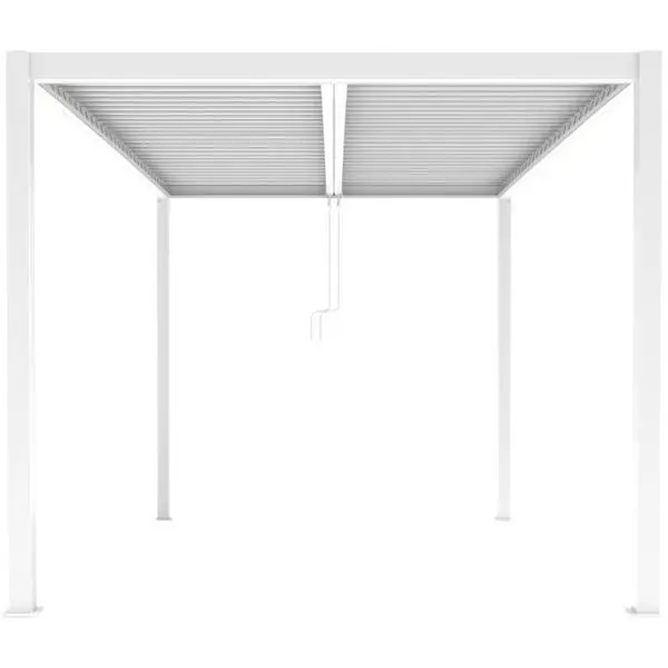 Pergola stavern 3x4 hvit 390x291x231cm