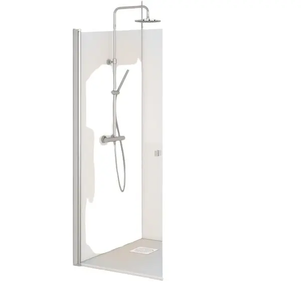 Dusj ipro 90 klart glass