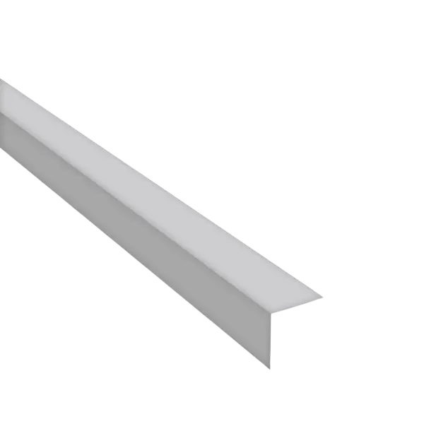 Vinkellist aluminium 30x30x2700 aluminiumfarget