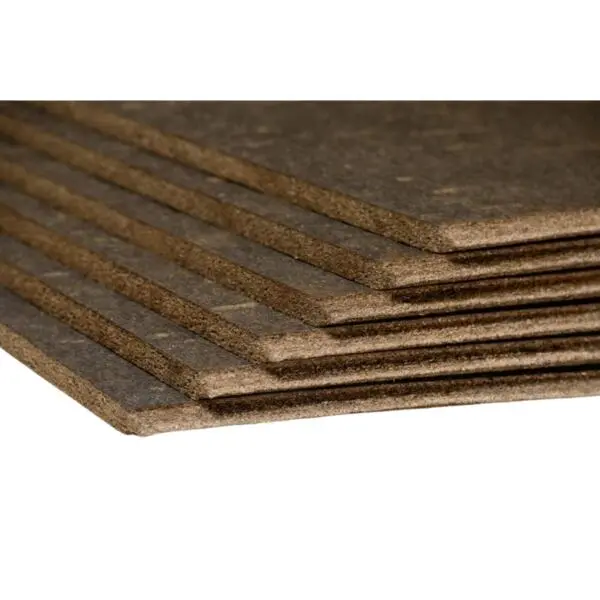 Trefiberplate stubbeloft 12x540x1200 med løs fjær