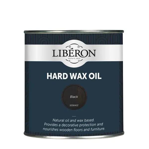 Olje hardvoks svart 750ml