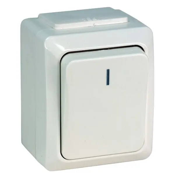 Bryter 2-polet ip44 utenpåliggende atia