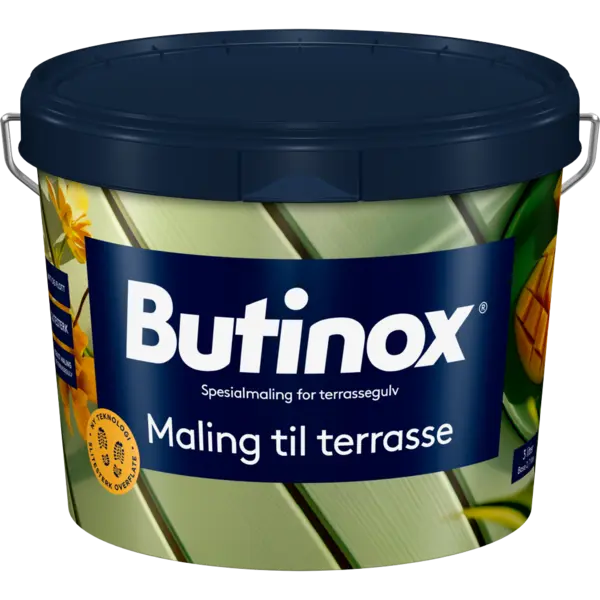 Terrassemaling hvit 2,7l
