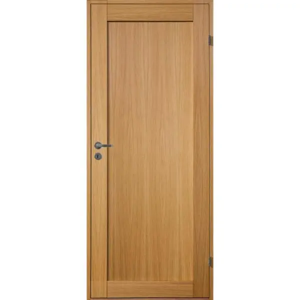 Dørblad line 1 speil eik 90x200