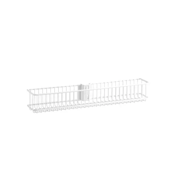 Trådkurv liten hvit 435 x 80 x 70 mm