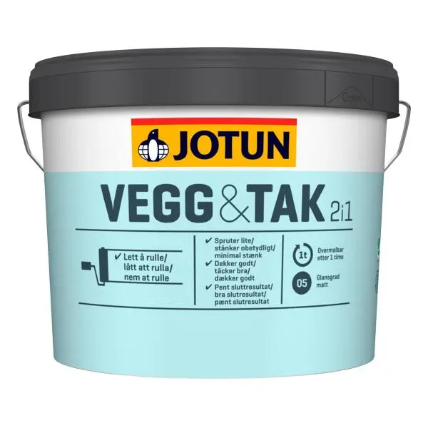 Vegg og tak hvit/a-base 9l