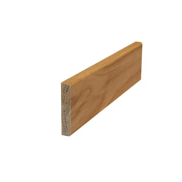 Karmlist eik 12x058 avrundet lakkert