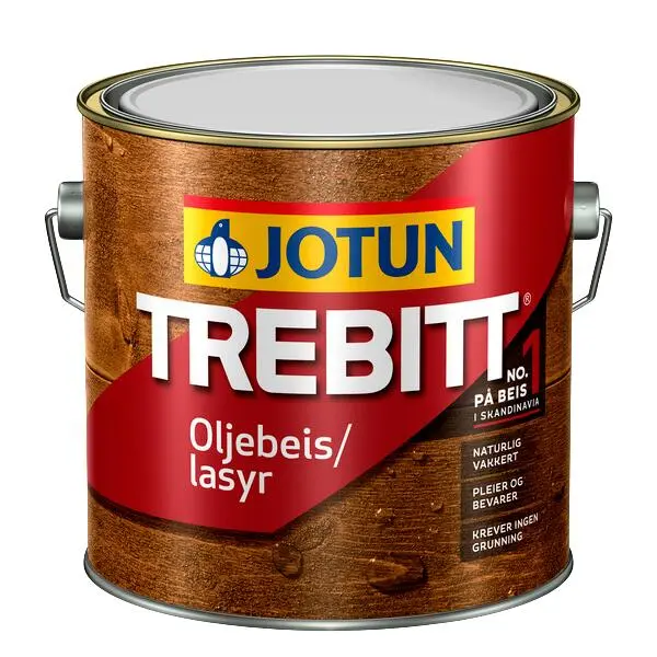 Oljebeis trebitt hvit 3l