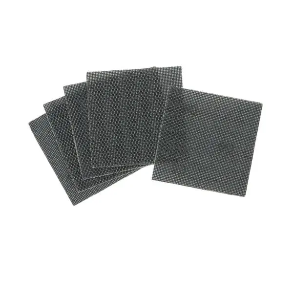 Slipepapir mesh 1/4ark 40k dtm8663 mesh nett 115x115mm 5pk