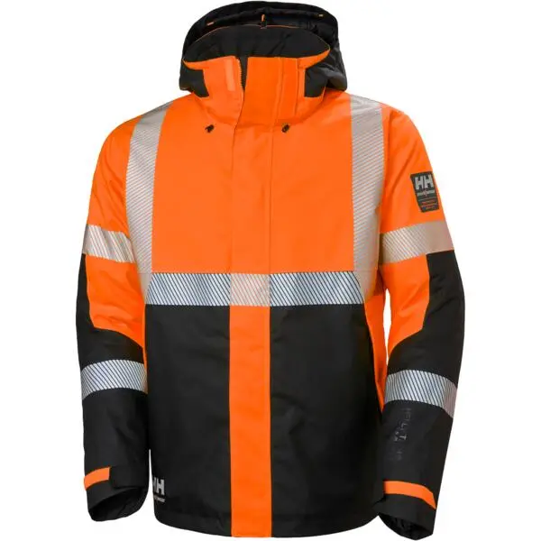 Vinterjakke 71372 oransje/grå 2xl icu