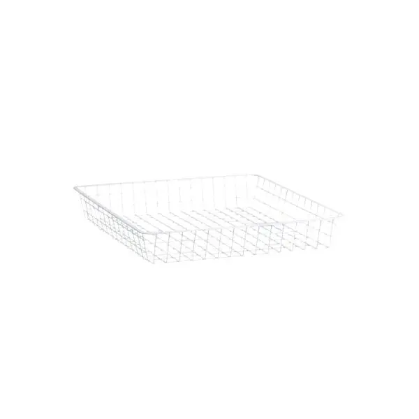 Trådkurv 55/1 standard hvit 527x527x85 mm