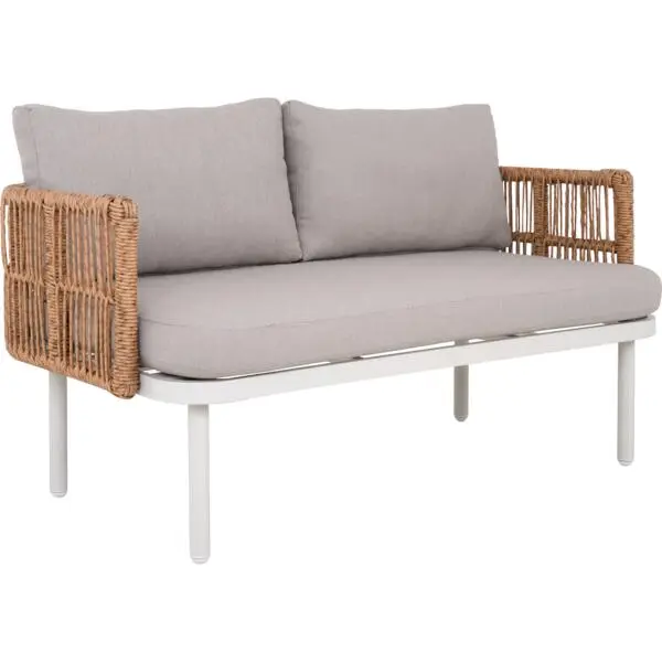 Sofa 2-seter stella twist/kalk/bei twist/kalk/beige